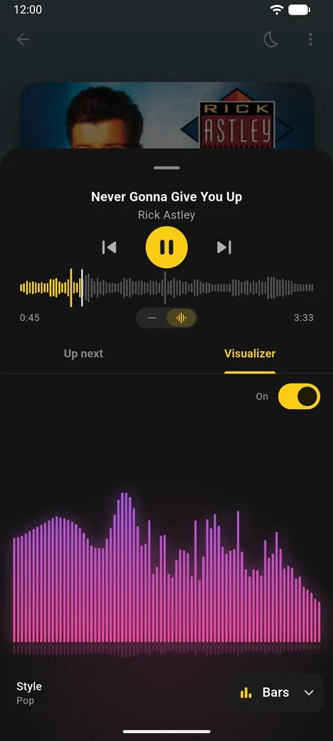 Blimp on Android: visualizer